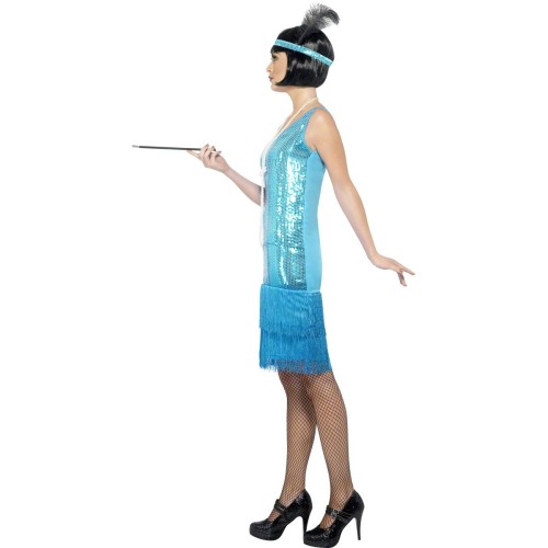 Flapper turquoise costume