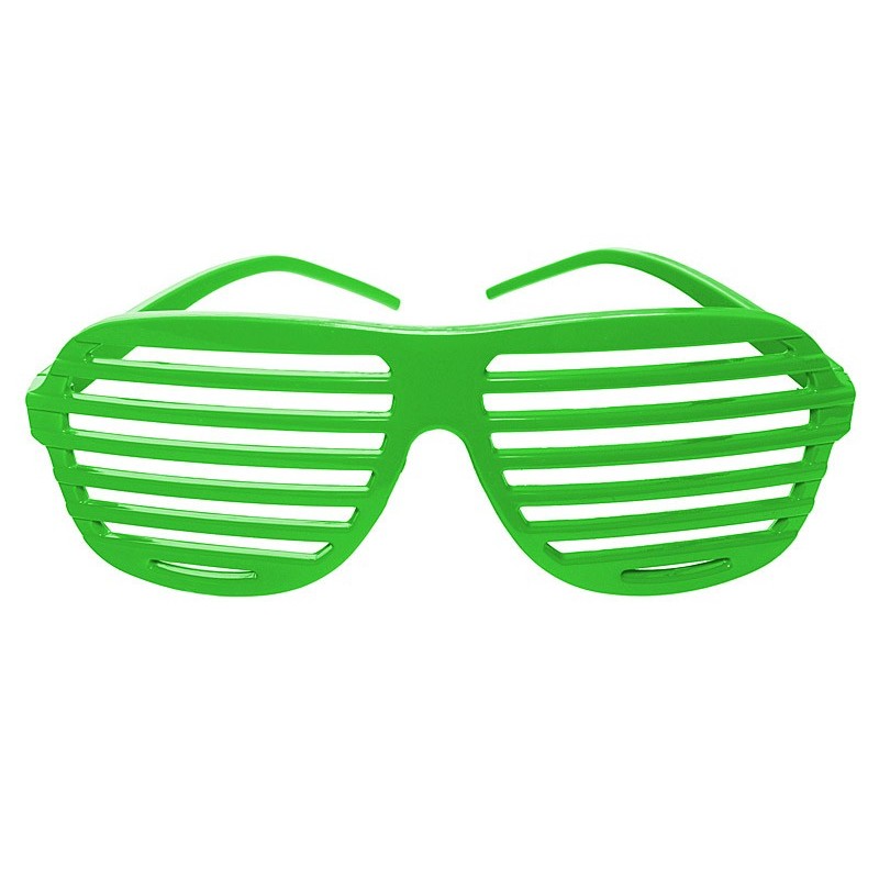 Green store party sunglasses