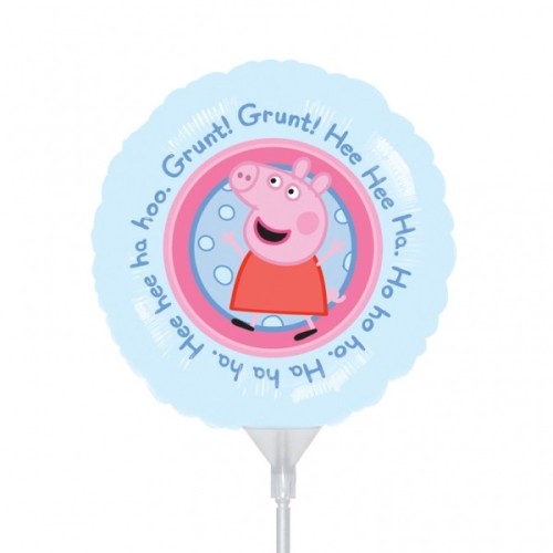 Peppa Pig - foil balloon on a stick