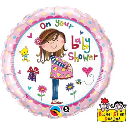 Rachel Ellen On Your Baby Shower - foil balloon