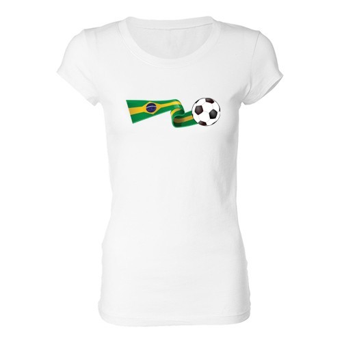 Woman T - Shirt - Flag and Ball