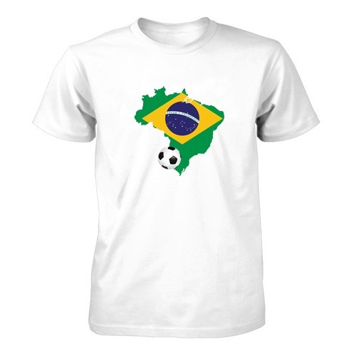 Men T - Shirt - Brazil ball
