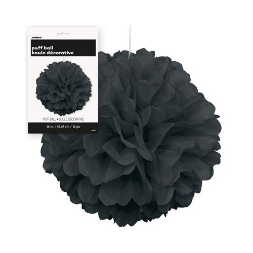 Puff ball decoration - Black
