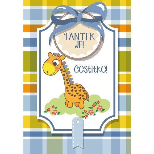 Greeting card Fantek je!