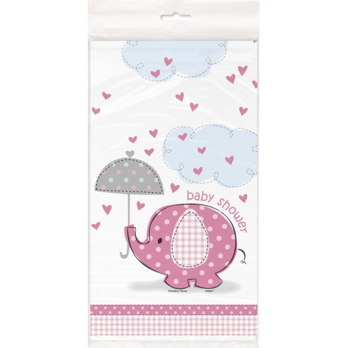 Umbrellaphants pink tablecover