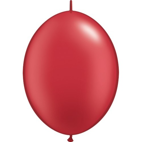 Balloon Quick Link - pearl ruby red 6"