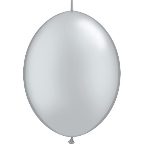 Balon Quick Link - srebrni 15 cm