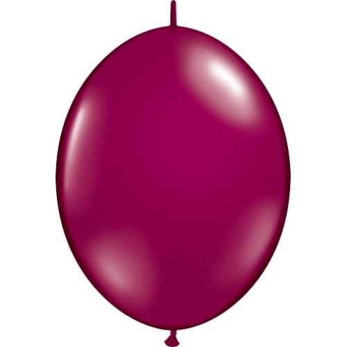 Balloon Quick Link - sparkling burgundy 12"