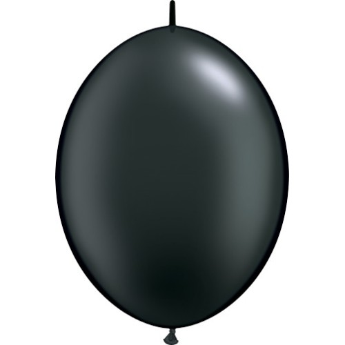 Balon Quick Link - pearl črn 30 cm