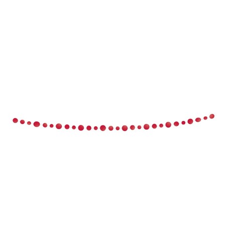 Red dots garland