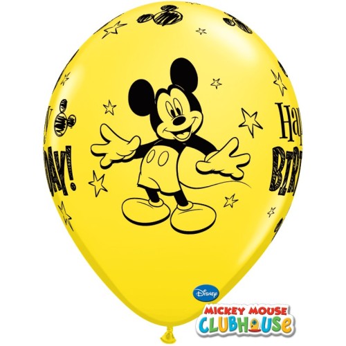 Lateks Balon 28 cm - Mickey Mouse Bday