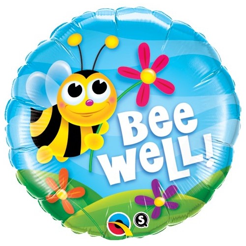 Bee Well! Flowers - foil balloon