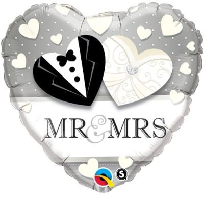 Mr. & Mrs. Wedding - Folienballon