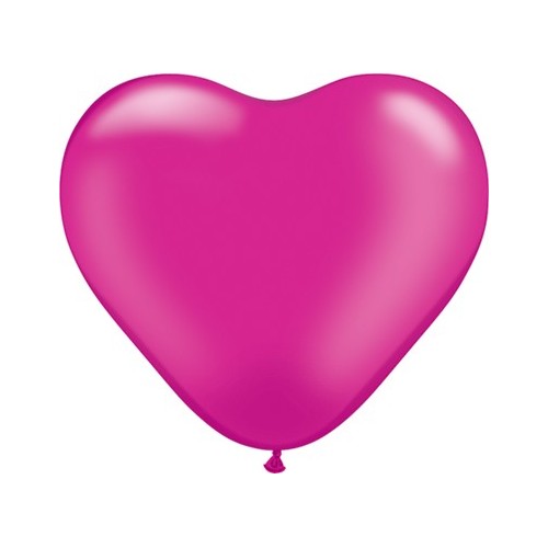 Balon srce 15 cm - pearl magenta