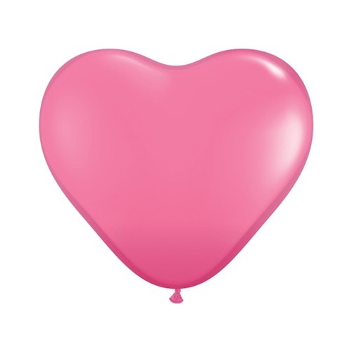 Balloon heart 6" - love ass.
