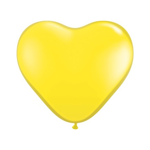 Balloon heart 6" - carnival ass.