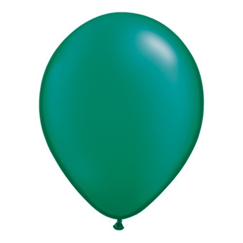 Balloons 11" - pearl emerald green
