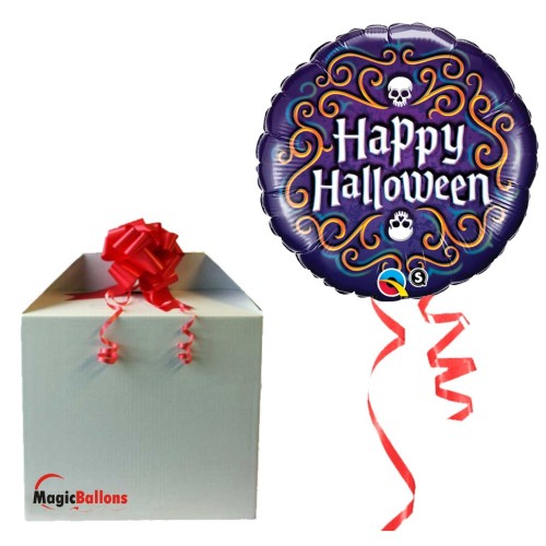 Halloween Skeleton Filigree - folijski balon u paketu