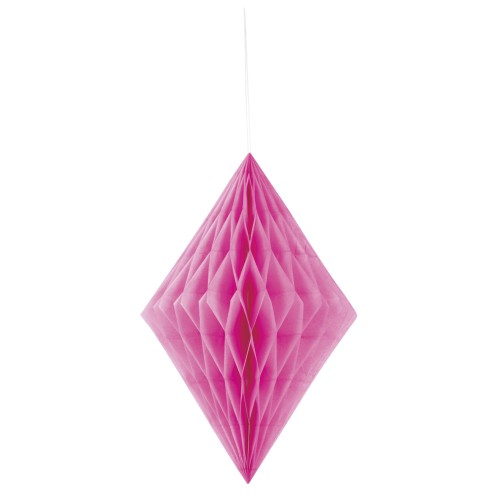 Diamond decoration - hot pink