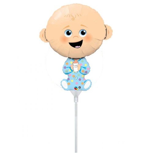 Baby Boy - foil balloon on a stick
