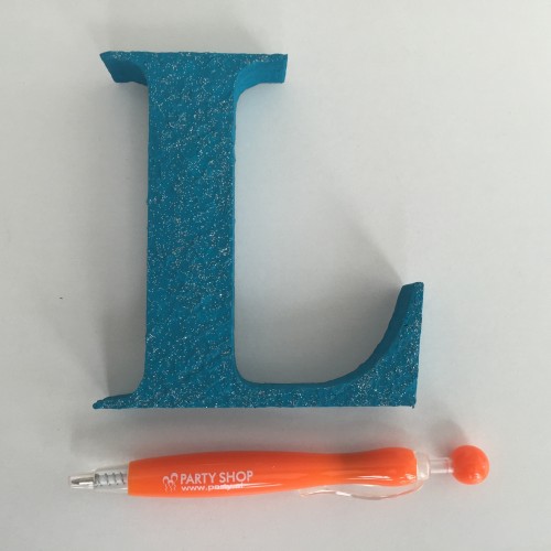 Blue letter L