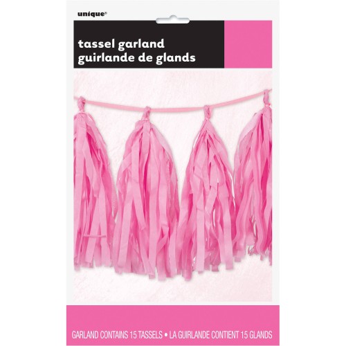 Tassel girland - pink