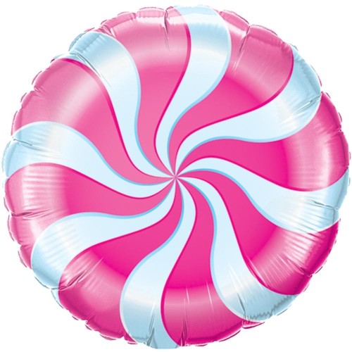 Candy Swirl Magenta - folija balon