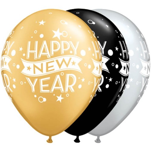 Balon New Year Confetti Dots