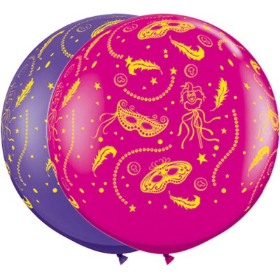 Veliki tiskani balon - Mardi Gras Party
