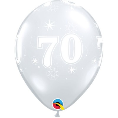 Ballon 70 Sparkle - durchsihtig