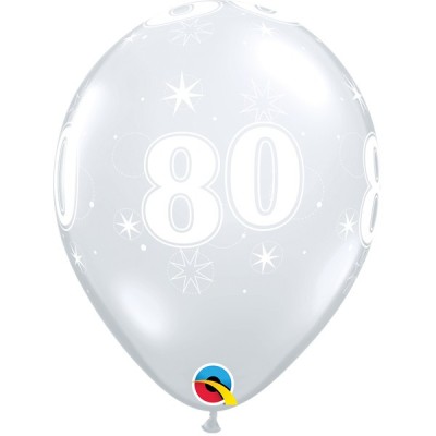 Ballon 80 Sparkle - durchsihtig