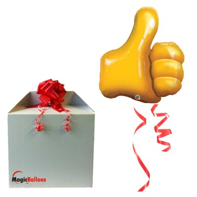 Thumbs Up! -  Folienballon in Paket