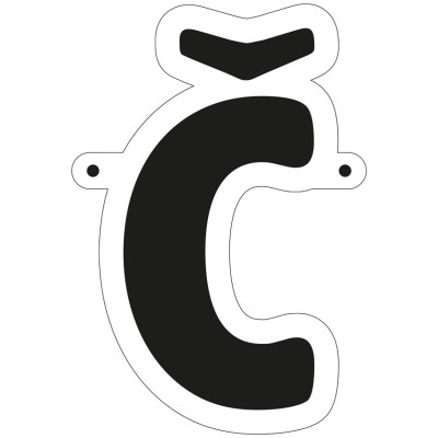 Letter Č