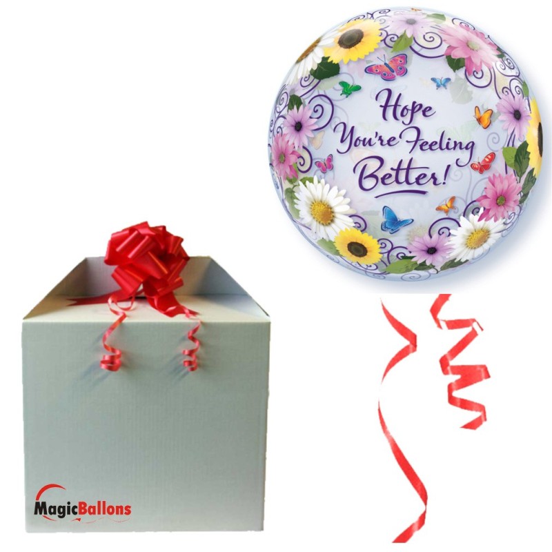 Feel Better Butterfly Garden - Helium ballon