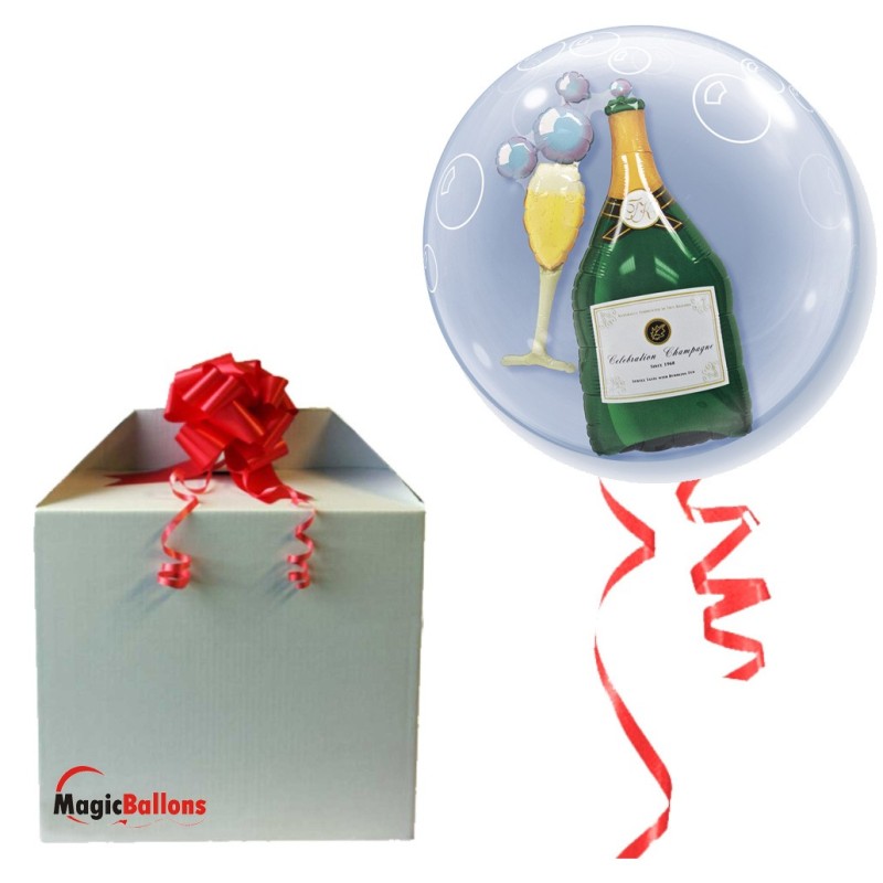 Bubbles Champagne in the box