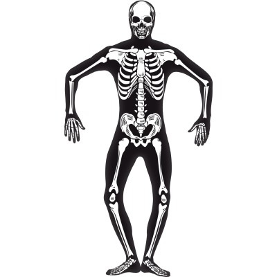 Zweite Haut Kostüm Skelett