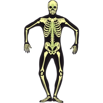 Zweite Haut Kostüm Skelett