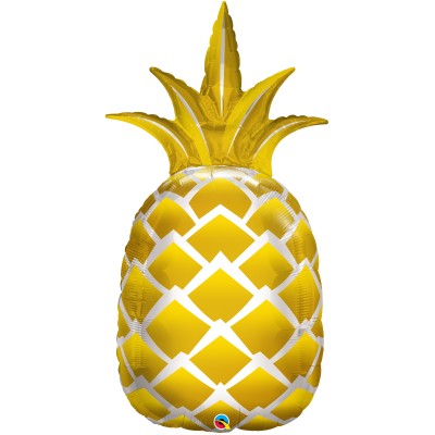Golden pineapple - folija balon