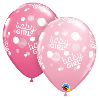 Balloon Baby girl pink