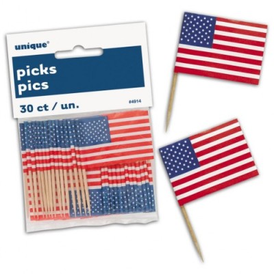 USA zastavice na štapiću