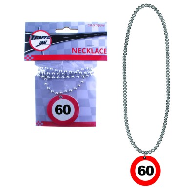 Traffic sign necklace 60