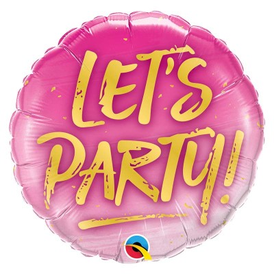 Let's party - foil balloon