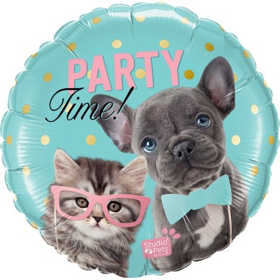 SP Party Time Pets- foil balloon