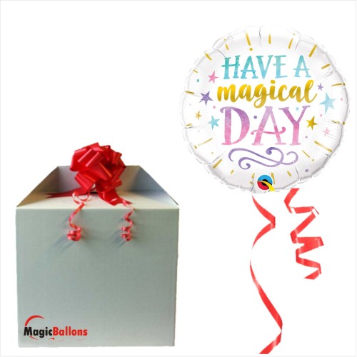 Congratulations streamers - foil balloon in a package