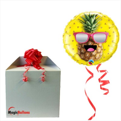 Mr. Cool Pineapple - Folienballon in Paket