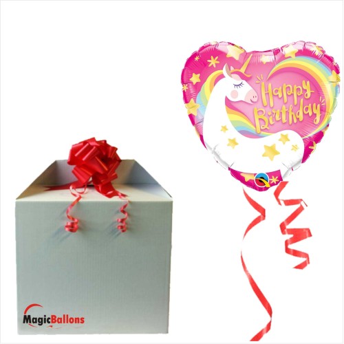 Bday magical unicorn - foil balloon in a package