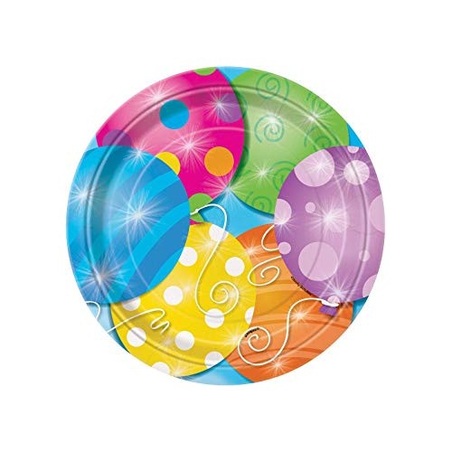 Twinkle Balloons Plates 18 cm