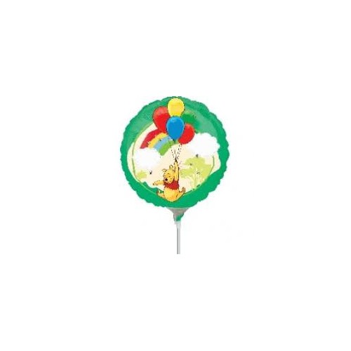 Winnie the Pooh - foil balloon on a stick