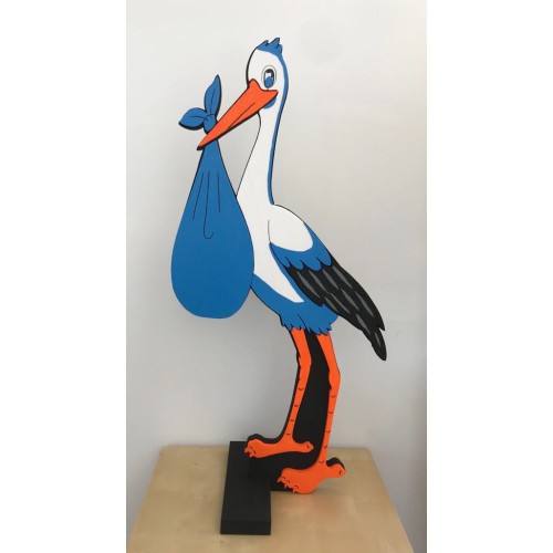 Big blue stork