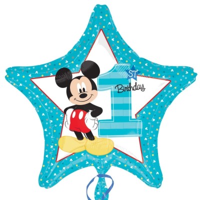 Mickey 1st Birthday - foil balloon